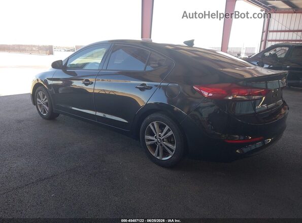 5NPD84LF5JH311154 2018 HYUNDAI ELANTRA Black Задня ліва чверть