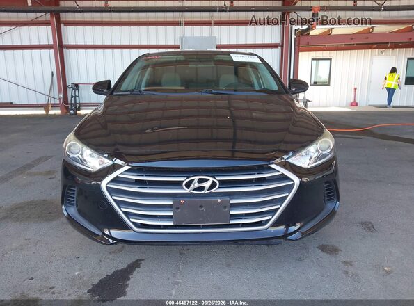 5NPD84LF5JH311154 2018 HYUNDAI ELANTRA Black Вид щитка приладів