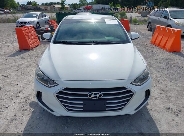 5NPD84LF5JH316919 2018 HYUNDAI ELANTRA White Vista del cuadro de instrumentos