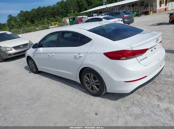 5NPD84LF5JH316919 2018 HYUNDAI ELANTRA White Trasero izquierdo