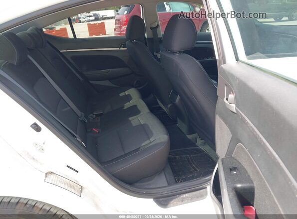 5NPD84LF5JH316919 2018 HYUNDAI ELANTRA White Vista de la etiqueta del VIN