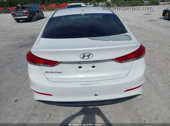 5NPD84LF5JH316919 2018 HYUNDAI ELANTRA White Vista frontal