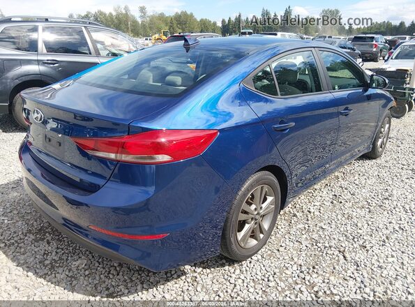 5NPD84LF5JH324549 2018 HYUNDAI ELANTRA Blue Trasero derecho