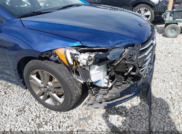 5NPD84LF5JH324549 2018 HYUNDAI ELANTRA Blue Vista frontal