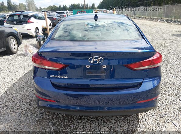 5NPD84LF5JH324549 2018 HYUNDAI ELANTRA Blue 