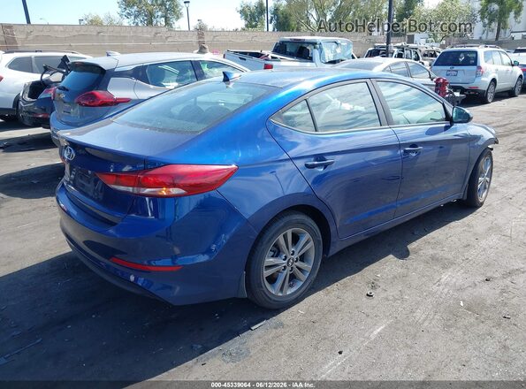5NPD84LF5JH332070 2018 HYUNDAI ELANTRA Blue Trasero derecho