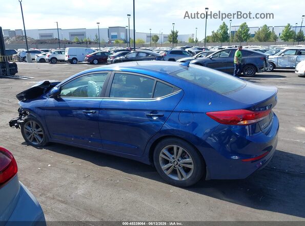 5NPD84LF5JH332070 2018 HYUNDAI ELANTRA Blue 