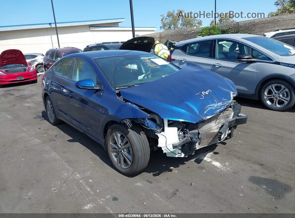 5NPD84LF5JH332070 2018 HYUNDAI ELANTRA Blue 