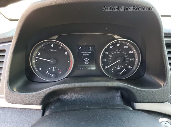 5NPD84LF5JH333686 2018 HYUNDAI ELANTRA Silver Widok zestawu wskaźników