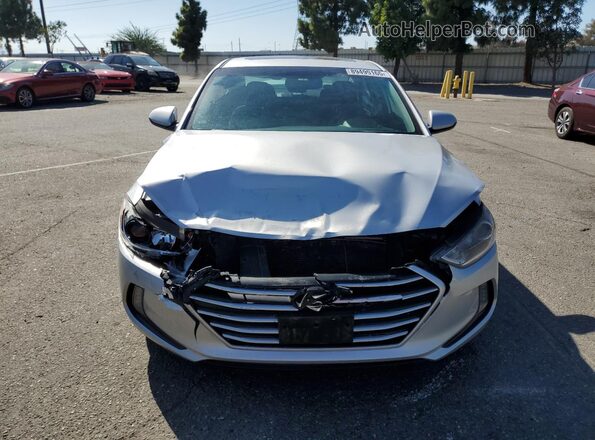 5NPD84LF5JH333686 2018 HYUNDAI ELANTRA Silver Widok z przodu