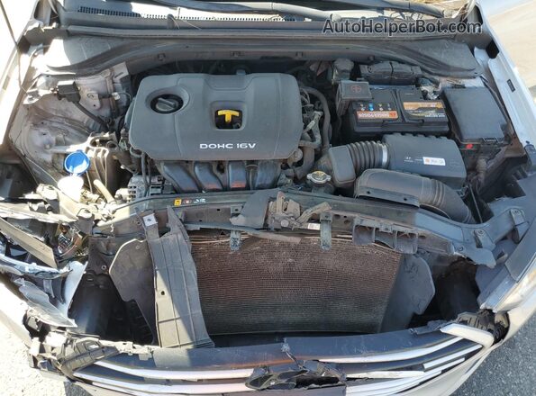 5NPD84LF5JH333686 2018 HYUNDAI ELANTRA Silver Widok wnętrza z tyłu