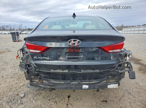 5NPD84LF5JH345000 2018 HYUNDAI ELANTRA Black Вид ззаду