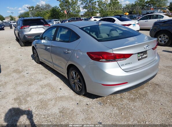 5NPD84LF5JH368826 2018 HYUNDAI ELANTRA Silver Trasero izquierdo