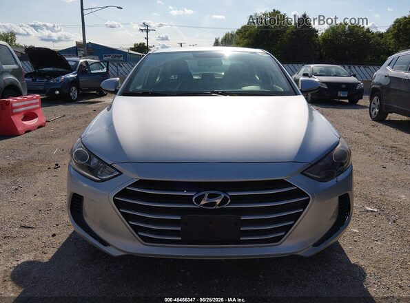 5NPD84LF5JH368826 2018 HYUNDAI ELANTRA Silver Vista del cuadro de instrumentos