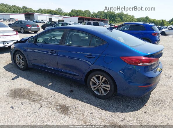 5NPD84LF5JH369202 2018 HYUNDAI ELANTRA Blue უკანა მარცხენა