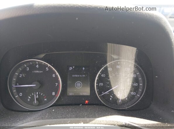 5NPD84LF5JH369202 2018 HYUNDAI ELANTRA Blue უკანა სავარძლების ხედი