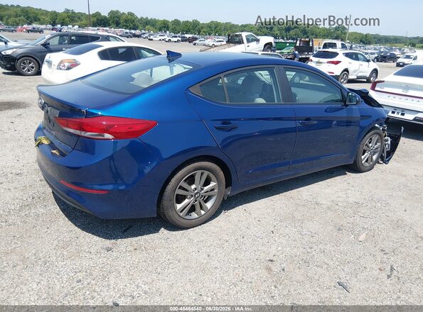 5NPD84LF5JH369202 2018 HYUNDAI ELANTRA Blue უკანა მარჯვენა