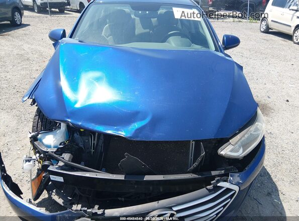 5NPD84LF5JH369202 2018 HYUNDAI ELANTRA Blue ხელსაწყოთა პანელის ხედი