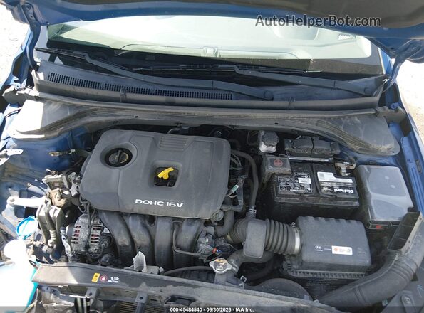 5NPD84LF5JH369202 2018 HYUNDAI ELANTRA Blue უკანა ხედი