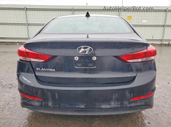 5NPD84LF5JH374870 2018 HYUNDAI ELANTRA Black Rear view