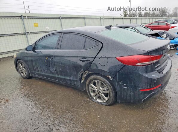5NPD84LF5JH374870 2018 HYUNDAI ELANTRA Black Rear left