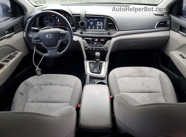 5NPD84LF5JH374870 2018 HYUNDAI ELANTRA Black Dashboard view