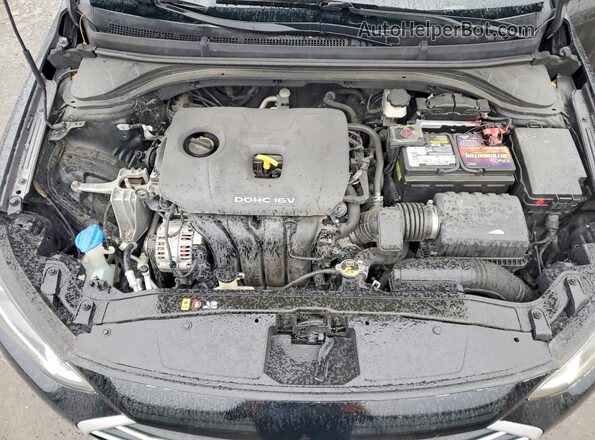 5NPD84LF5JH374870 2018 HYUNDAI ELANTRA Black Rear interior view