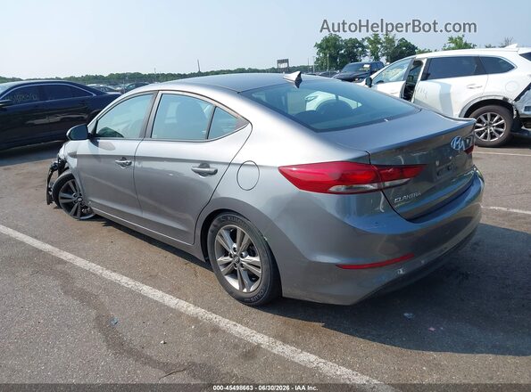 5NPD84LF5JH381589 2018 HYUNDAI ELANTRA Gray Tył lewy