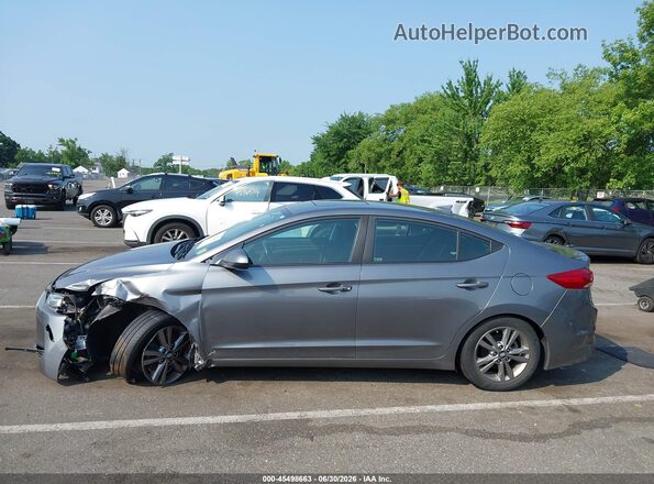 5NPD84LF5JH381589 2018 HYUNDAI ELANTRA Gray Widok wnętrza 360 stopni