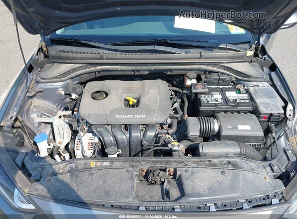 5NPD84LF5JH381589 2018 HYUNDAI ELANTRA Gray Widok z tyłu