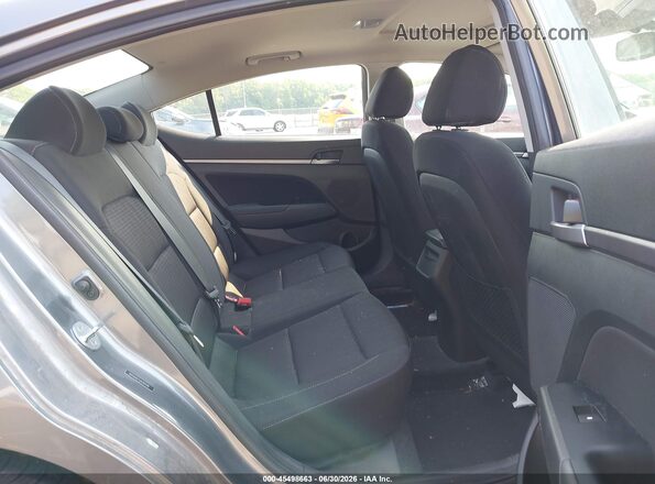 5NPD84LF5JH381589 2018 HYUNDAI ELANTRA Gray Widok naklejki z numerem VIN