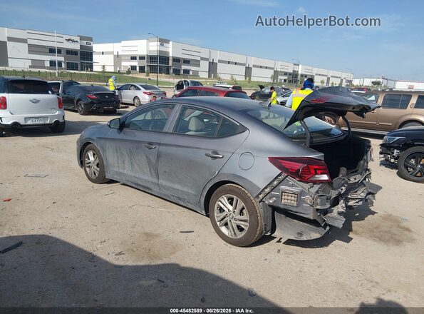 5NPD84LF5KH405245 2019 HYUNDAI ELANTRA Gray უკანა მარცხენა