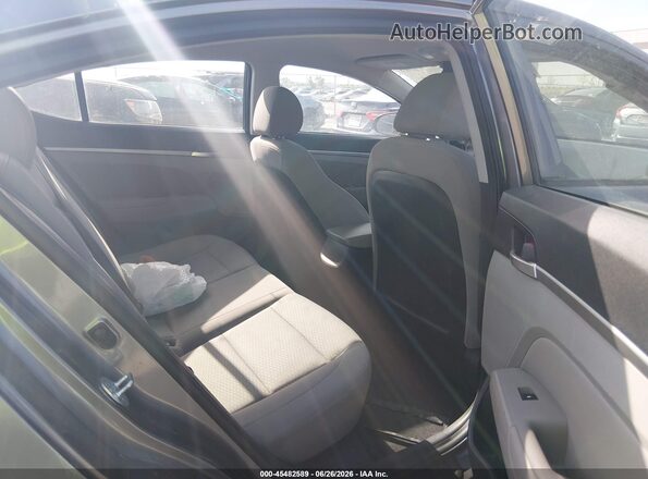 5NPD84LF5KH405245 2019 HYUNDAI ELANTRA Gray VIN კოდის სტიკერის ხედი