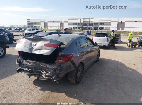 5NPD84LF5KH405245 2019 HYUNDAI ELANTRA Gray უკანა მარჯვენა
