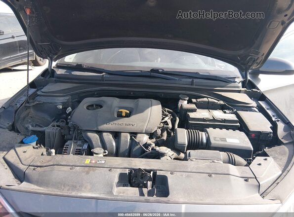 5NPD84LF5KH405245 2019 HYUNDAI ELANTRA Gray უკანა ხედი