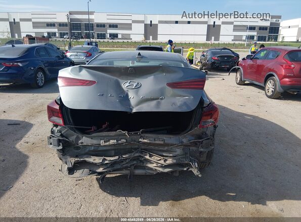 5NPD84LF5KH405245 2019 HYUNDAI ELANTRA Gray 