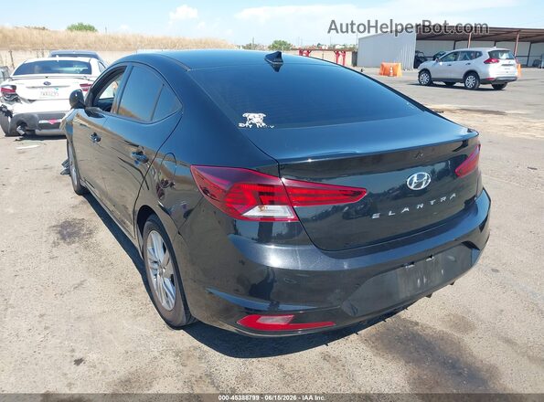 5NPD84LF5KH416052 2019 HYUNDAI ELANTRA Black Հետևի ձախ
