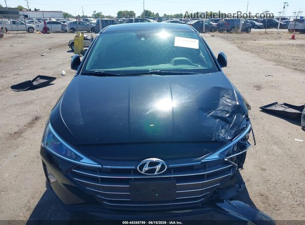 5NPD84LF5KH416052 2019 HYUNDAI ELANTRA Black Սարքավորումների վահանակի տեսք