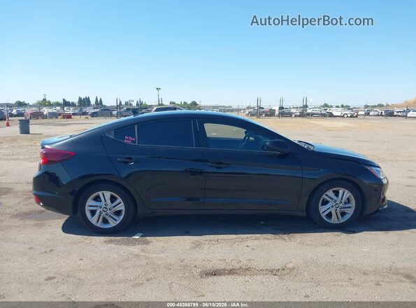 5NPD84LF5KH416052 2019 HYUNDAI ELANTRA Black Սալոնի հետևի տեսք