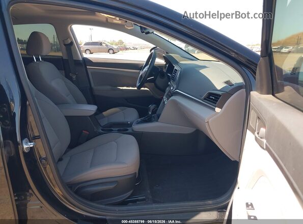 5NPD84LF5KH416052 2019 HYUNDAI ELANTRA Black Սալոնի դիմացի տեսք