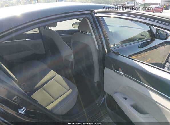 5NPD84LF5KH448161 2019 HYUNDAI ELANTRA Black Вид наклейки з VIN-кодом
