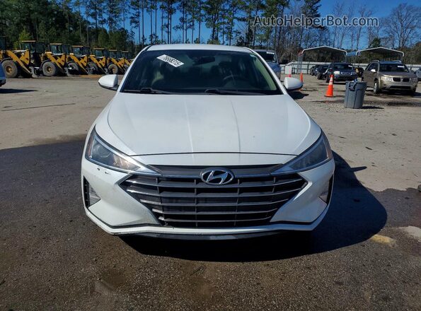 5NPD84LF5KH454350 2019 HYUNDAI ELANTRA White Widok z przodu