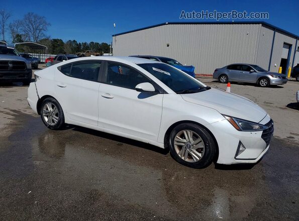 5NPD84LF5KH454350 2019 HYUNDAI ELANTRA White Przód prawy