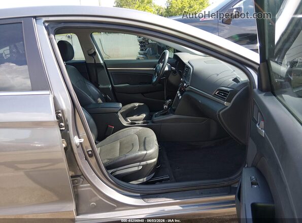 5NPD84LF5LH508490 2020 HYUNDAI ELANTRA Gray წინა სალონის ხედი