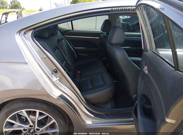 5NPD84LF5LH508490 2020 HYUNDAI ELANTRA Gray VIN კოდის სტიკერის ხედი