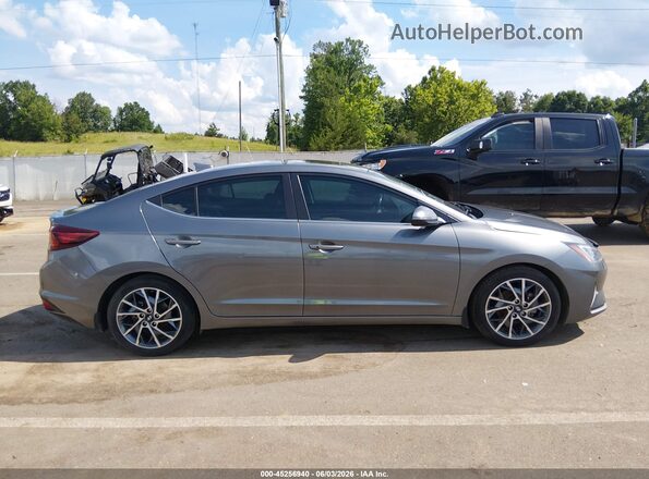 5NPD84LF5LH508490 2020 HYUNDAI ELANTRA Gray უკანა სალონის ხედი