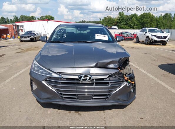 5NPD84LF5LH508490 2020 HYUNDAI ELANTRA Gray ხელსაწყოთა პანელის ხედი
