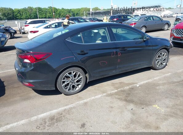 5NPD84LF5LH523507 2020 HYUNDAI ELANTRA Black Tył prawy