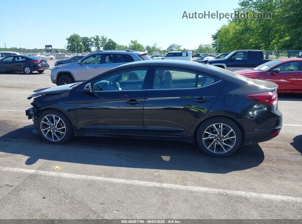 5NPD84LF5LH523507 2020 HYUNDAI ELANTRA Black Widok wnętrza 360 stopni