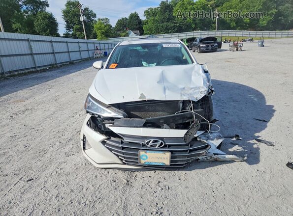 5NPD84LF5LH543711 2020 HYUNDAI ELANTRA White Front view